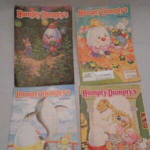 Vintage Humpty Dumpty's Magazine Lot, 1987/1990, Children's Magazines, Lot Of 4